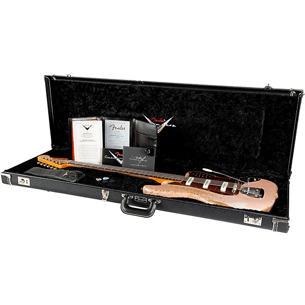 Fender Custom Shop 1962 Bass VI Super Heavy Relic Aged Dirty Shell Pink