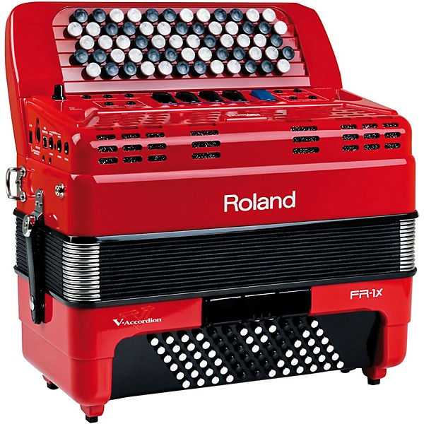 Roland FR-1xb Button-Type V-Accordion - Red