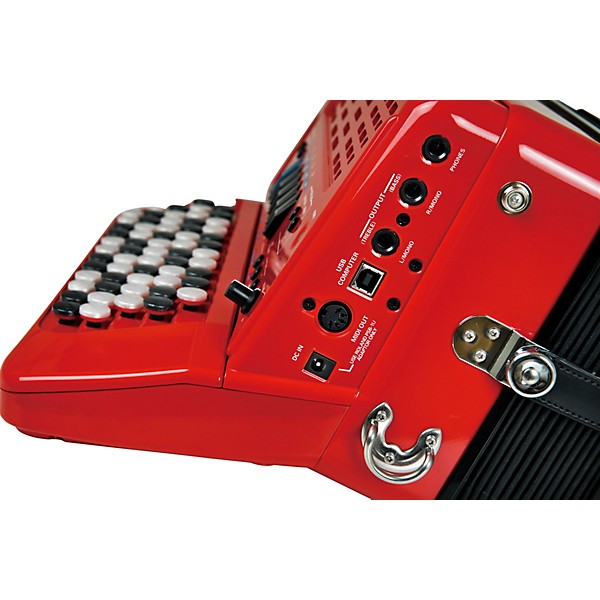 Roland FR-1xb Button-Type V-Accordion - Red