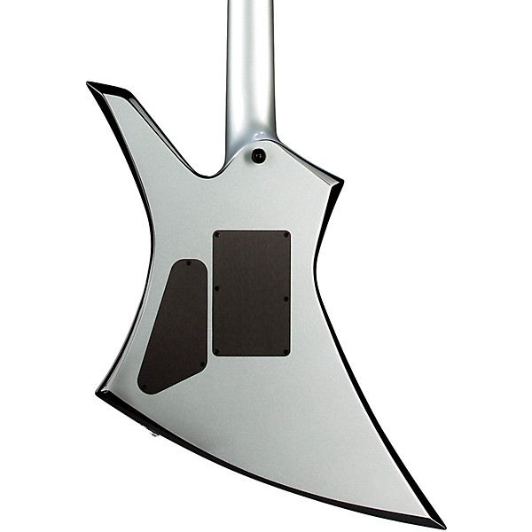 Jackson Jackson Custom Shop USA Special Edition Kelly Electric Guitar Silver with Black Bevels