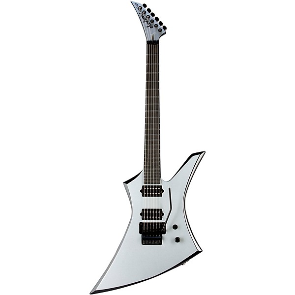 Jackson Jackson Custom Shop USA Special Edition Kelly Electric Guitar Silver with Black Bevels
