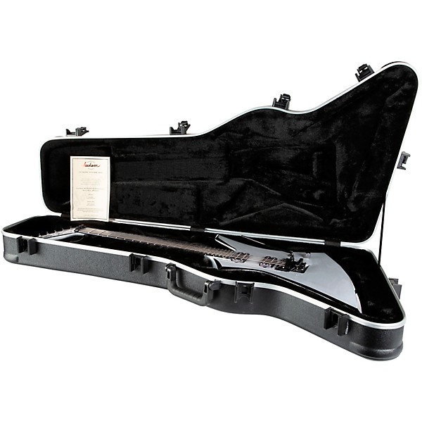 Jackson Jackson Custom Shop USA Special Edition Kelly Electric Guitar Silver with Black Bevels