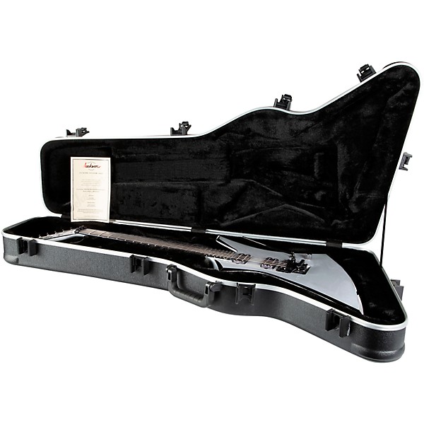 Jackson Jackson Custom Shop USA Special Edition Kelly Electric Guitar Silver with Black Bevels