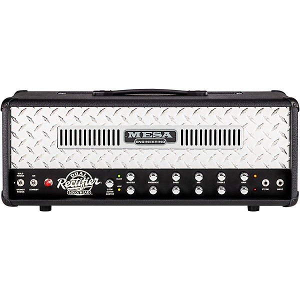 MESA/Boogie 90s Dual Rectifier Standard 100W Tube Guitar Amp Head - Black Bronco