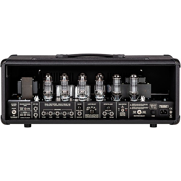 MESA/Boogie 90s Dual Rectifier Standard 100W Tube Guitar Amp Head - Black Bronco