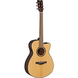 Yamaha TAS1 C TransAcoustic Concert Cutaway Acoustic-Electric Guitar - Natural