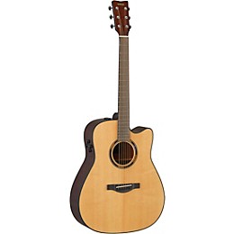 Yamaha TAG1 C TransAcoustic Dreadnought Cutaway Acoustic-Electric Guitar - Natural