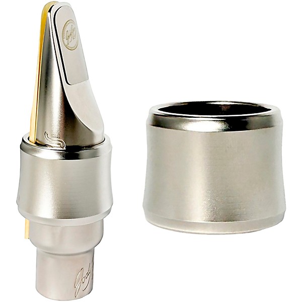 JodyJazz POWER RING Ligature HRS1PM - Palladium w/Cap Palladium Plated Soprano Saxophone
