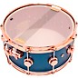 DW Collector's Series Maple/Mahogany Snare Drum With Copper Hardware - 14 x 6.5 in. Ocean Blue Hard Satin