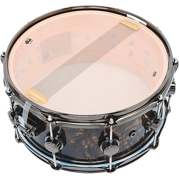 DW Collector's Series SSC Exotic Ashwood Current Snare Drum - 14 x 6.5 in. Deep Walnut Stain Lacquer