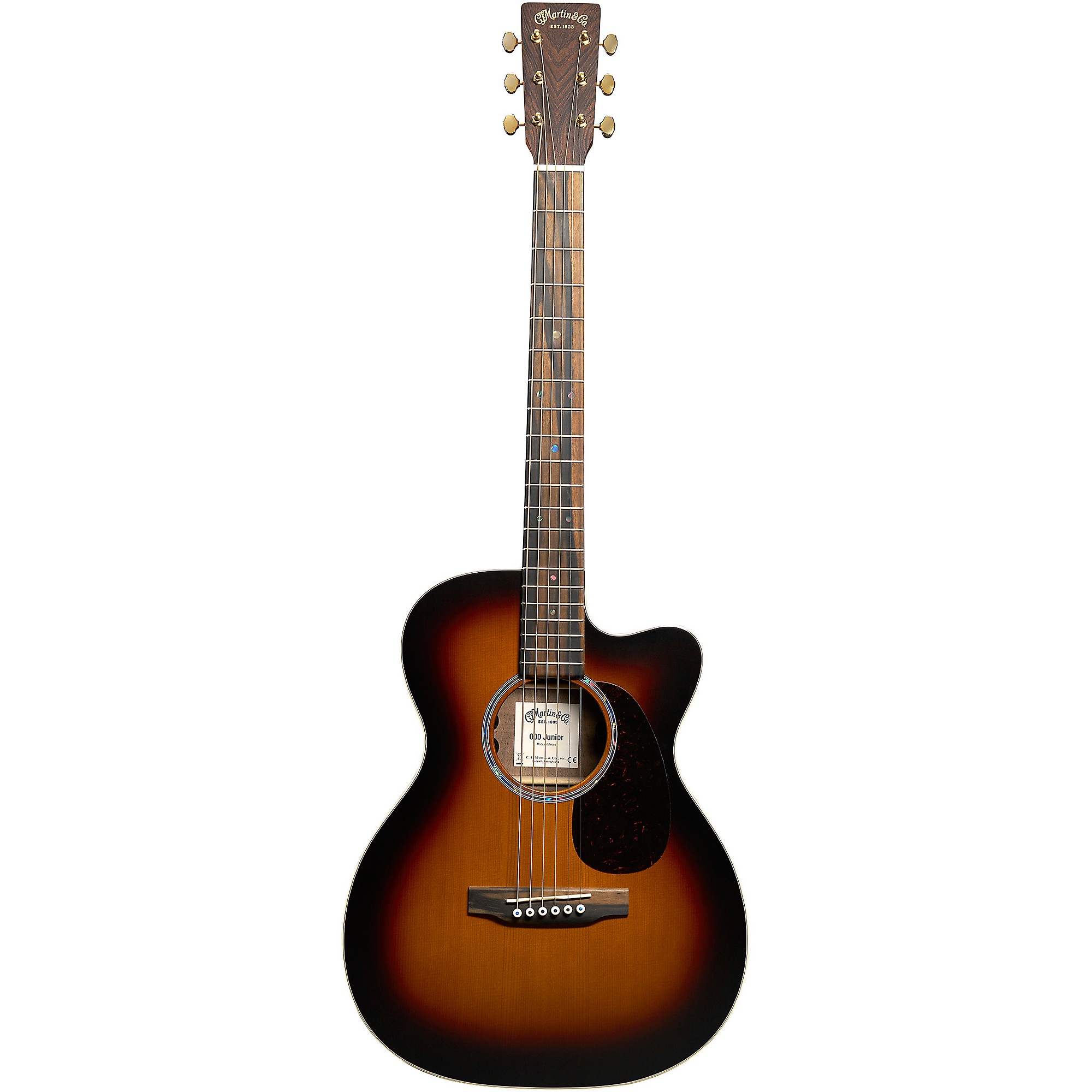 Martin 000C Jr E Walnut Acoustic-Electric Guitar - Burst | Guitar