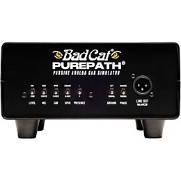 Bad Cat Purepath Passive Analog Cab Simulator With Mechanical Reactive Load - Black