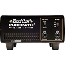 Bad Cat Purepath Passive Analog Cab Simulator With Mechanical Reactive Load - Black