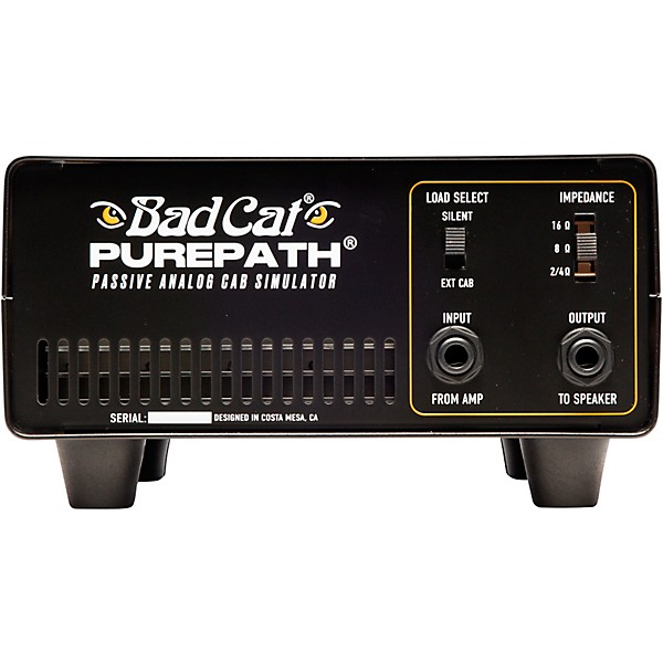 Bad Cat Purepath Passive Analog Cab Simulator With Mechanical Reactive Load - Black