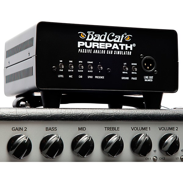 Bad Cat Purepath Passive Analog Cab Simulator With Mechanical Reactive Load - Black