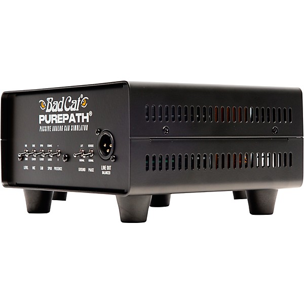 Bad Cat Purepath Passive Analog Cab Simulator With Mechanical Reactive Load - Black
