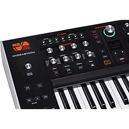 ASM Hydrasynth Keyboard 49-Key Wave Morphing Synthesizer - Black