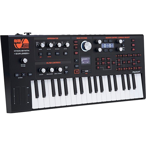 ASM Hydrasynth Explorer 37-Key Wave Morphing Synthesizer - Black