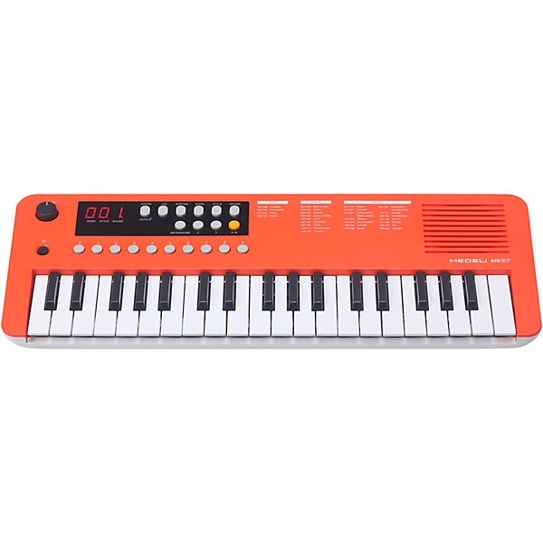Medeli MK37 37-Mini-Key USB MIDI Keyboard - Orange