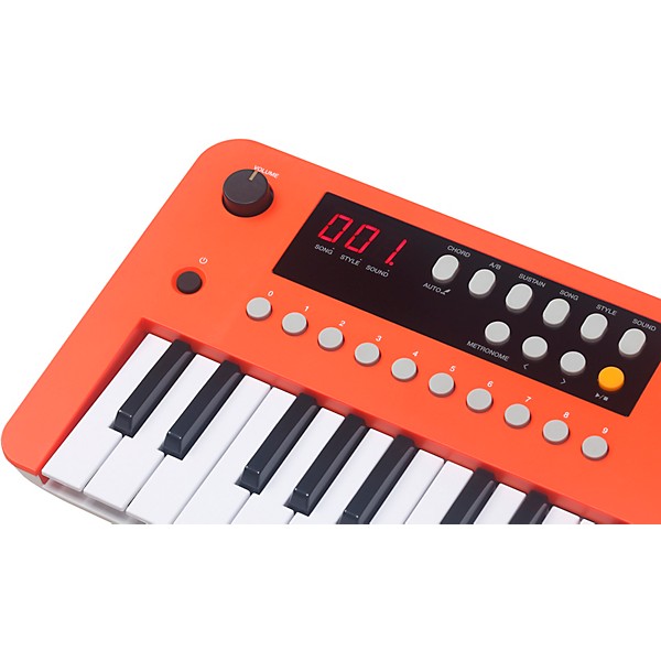 Medeli MK37 37-Mini-Key USB MIDI Keyboard - Orange
