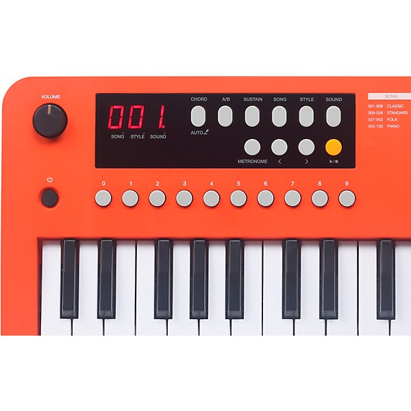 Medeli MK37 37-Mini-Key USB MIDI Keyboard - Orange
