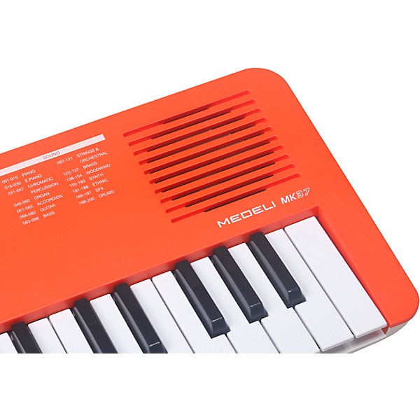 Medeli MK37 37-Mini-Key USB MIDI Keyboard - Orange