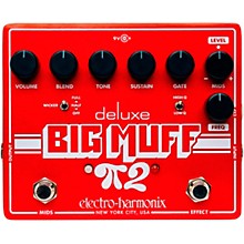 Electro-Harmonix Deluxe Big Muff Pi 2 Fuzz Pedal With Tone Wicker - Red