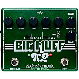 Electro-Harmonix Deluxe Bass Big Muff Pi 2 Fuzz Pedal - Green