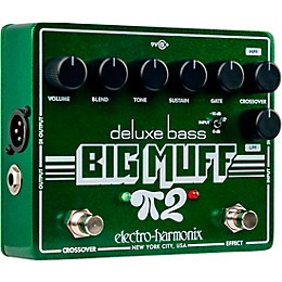Electro-Harmonix Deluxe Bass Big Muff Pi 2 Fuzz Pedal - Green