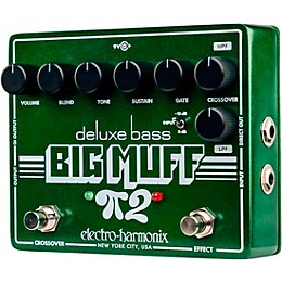 Electro-Harmonix Deluxe Bass Big Muff Pi 2 Fuzz Pedal - Green