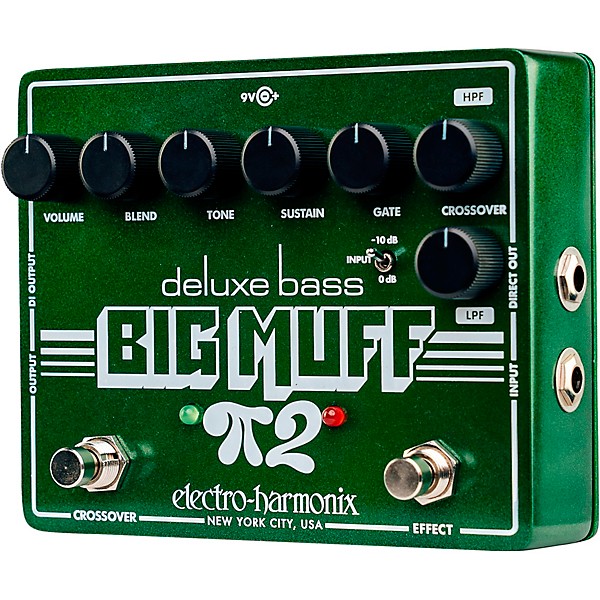 Electro-Harmonix Deluxe Bass Big Muff Pi 2 Fuzz Pedal - Green