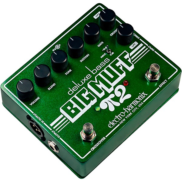 Electro-Harmonix Deluxe Bass Big Muff Pi 2 Fuzz Pedal - Green