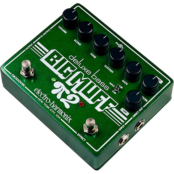 Electro-Harmonix Deluxe Bass Big Muff Pi 2 Fuzz Pedal - Green