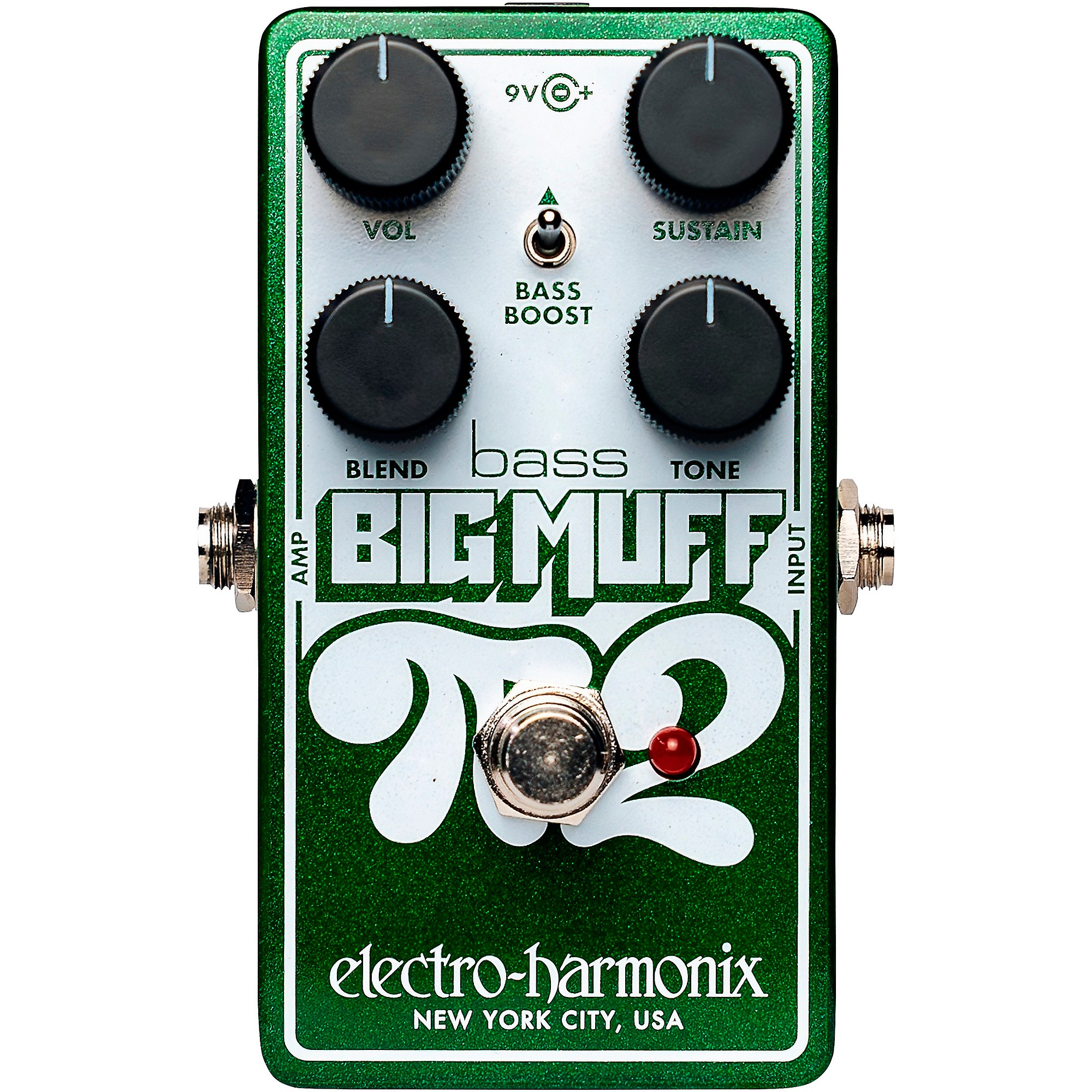 Electro-Harmonix Bass Big Muff Pi 2 Fuzz Pedal - Green | Guitar Center