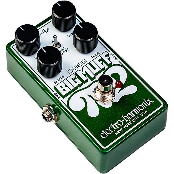 Electro-Harmonix Bass Big Muff Pi 2 Fuzz Pedal - Green