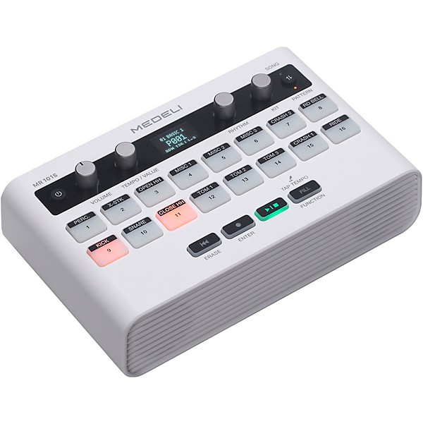 Medeli MR101S USB MIDI Rhythm Machine - White