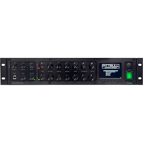Fryette Pittbull Ultra-Lead II 120W Tube Guitar Amp Head - Black