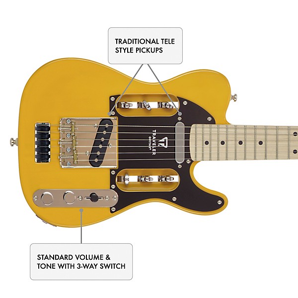 Traveler Guitar EG-3 Standard Electric Guitar - Butterscotch Blonde