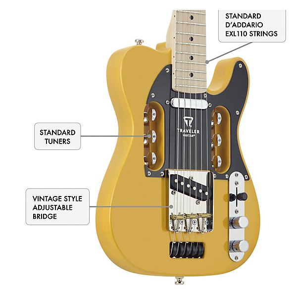 Traveler Guitar EG-3 Standard Electric Guitar - Butterscotch Blonde