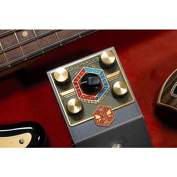 Beetronics FX Pollinator Hazee Delay Pedal - Dark Grey