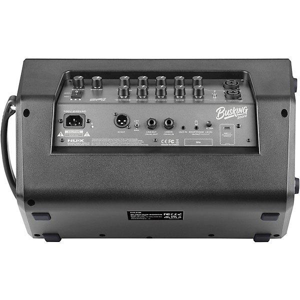 NUX Busking 200FR Battery-Powered FRFR Speaker - Black