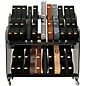 A&S Crafted Products Band Room Double-Stack Acoustic Guitar Case Storage Rack