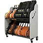 A&S Crafted Products Band Room Double-Stack Acoustic Guitar and Case Storage Rack