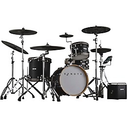 EFNOTE Pro 500X Special Electronic Drum Set - Black Oak Wrap
