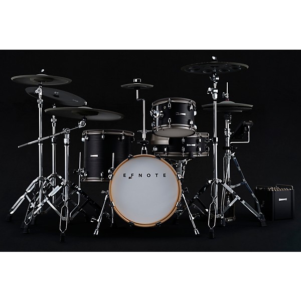 EFNOTE Pro 500X Special Electronic Drum Set - Black Oak Wrap