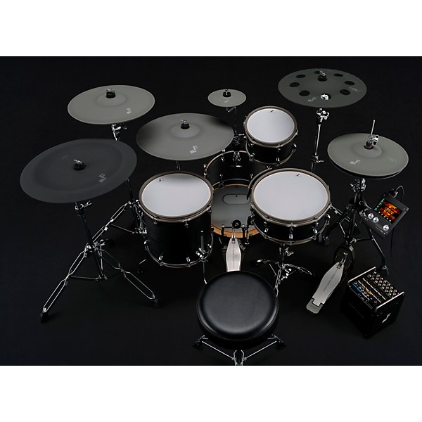 EFNOTE Pro 500X Special Electronic Drum Set - Black Oak Wrap