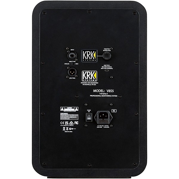 KRK V-Series Five V8 8" Powered Studio Monitor