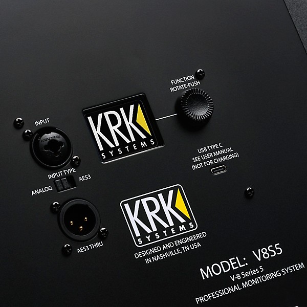 KRK V-Series Five V8 8" Powered Studio Monitor