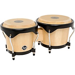 LP City II Series Bongos - 6 and 7 in. Natural Gloss