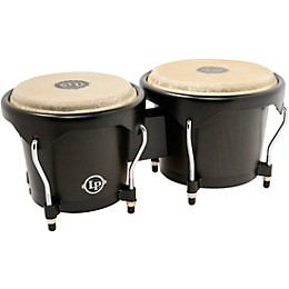 LP City II Series Bongos - 6 and 7 in. Black